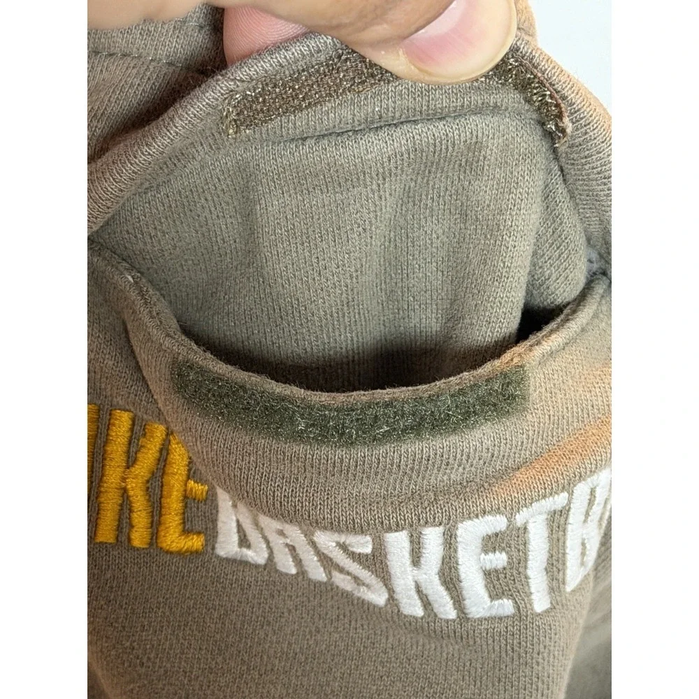 Vtg Y2K Nike Basketball V-neck Sweater XL Arm Pocket 250